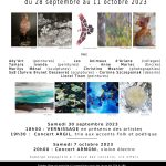 affiche exposition céramique du 28 septembre au 11 octobre à la Lisière (Neschers, 63)